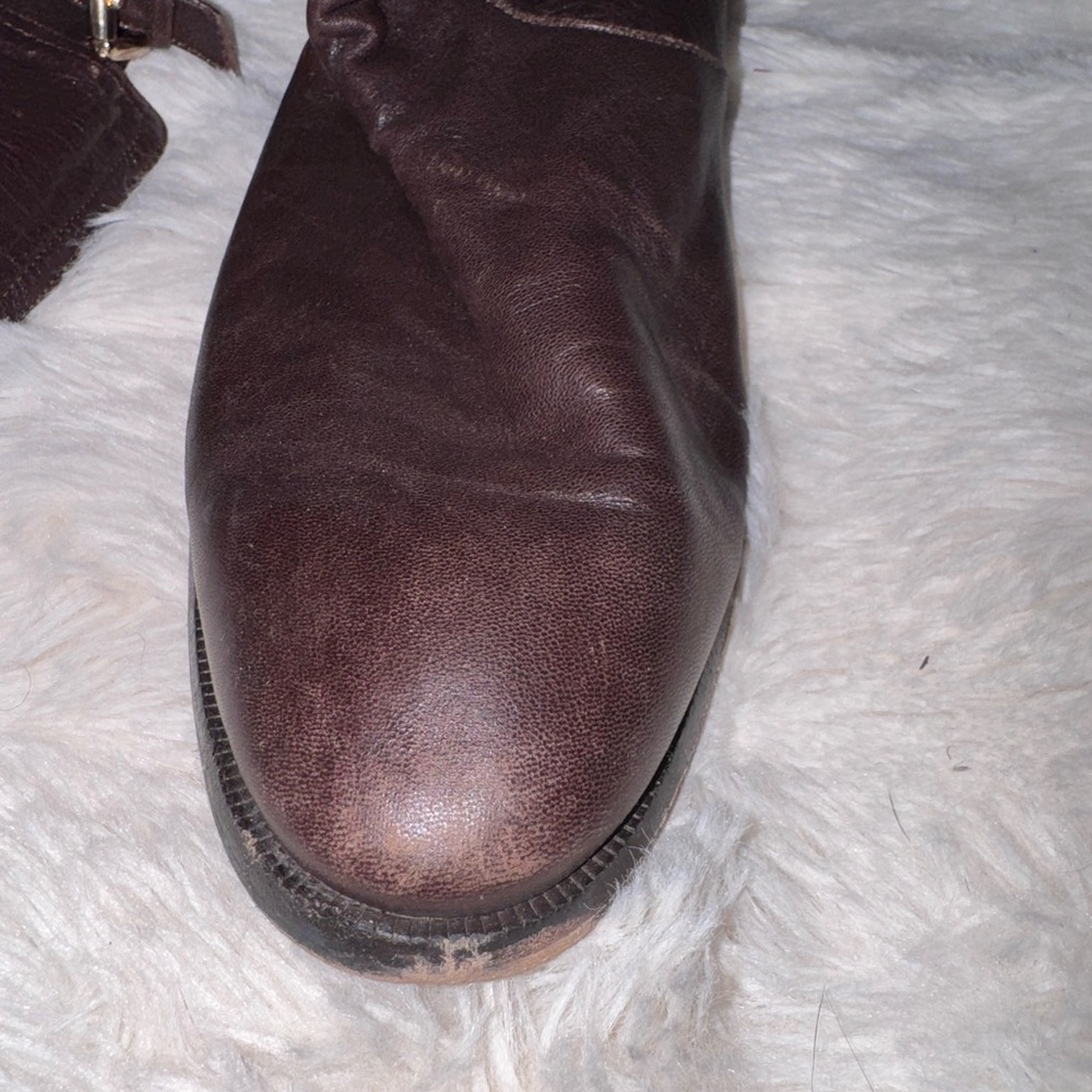 Coach Black and Brown Knee-High Boots - Picture 10 of 10